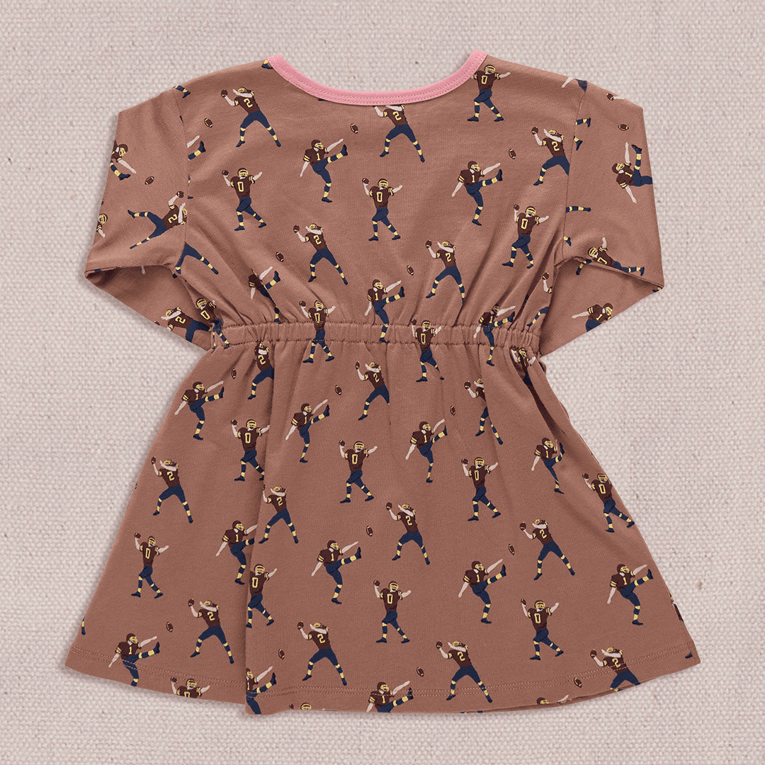 Playground Long Sleeve Dress - Football Player