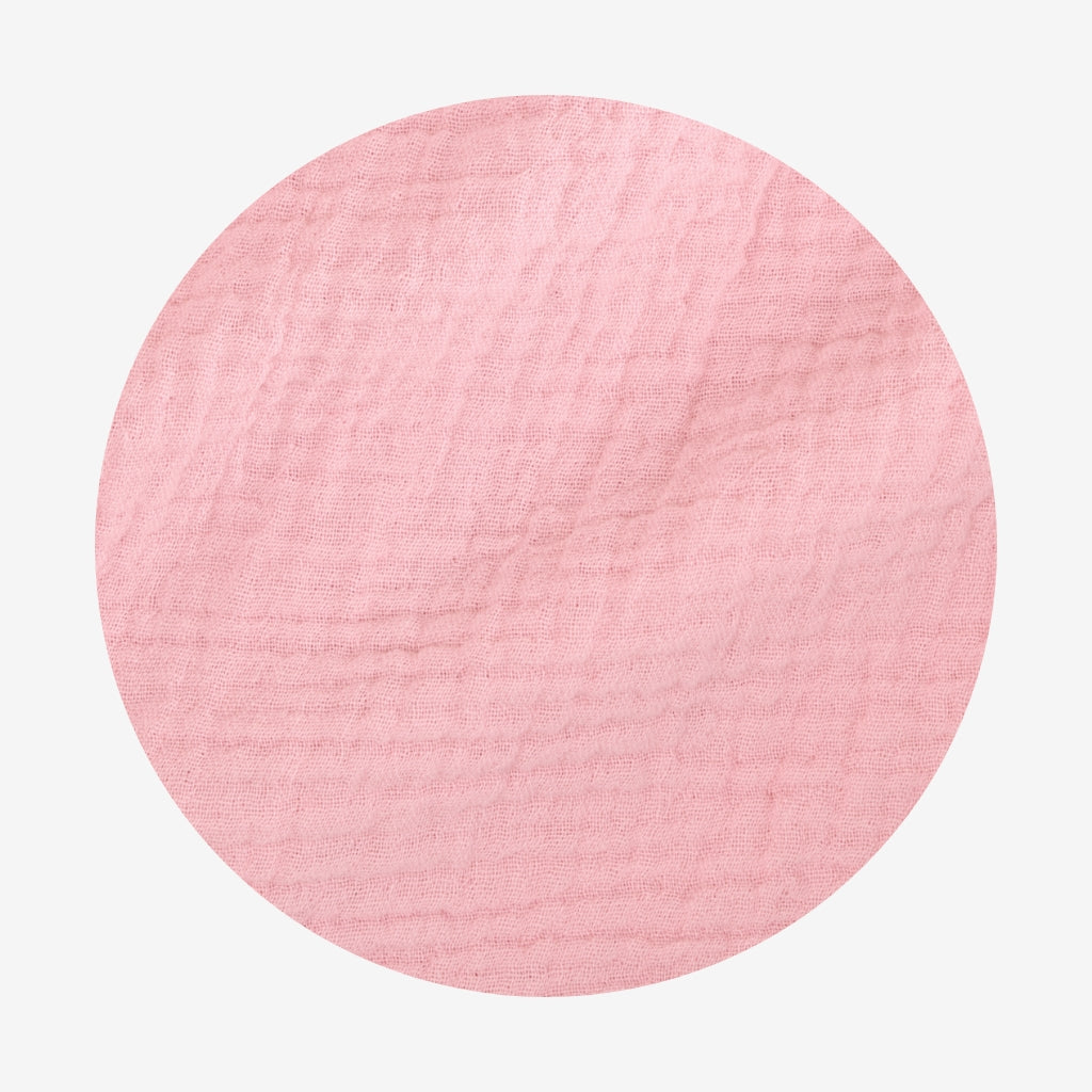 Happy Pink Cotton Crinkle Button Down Short Set