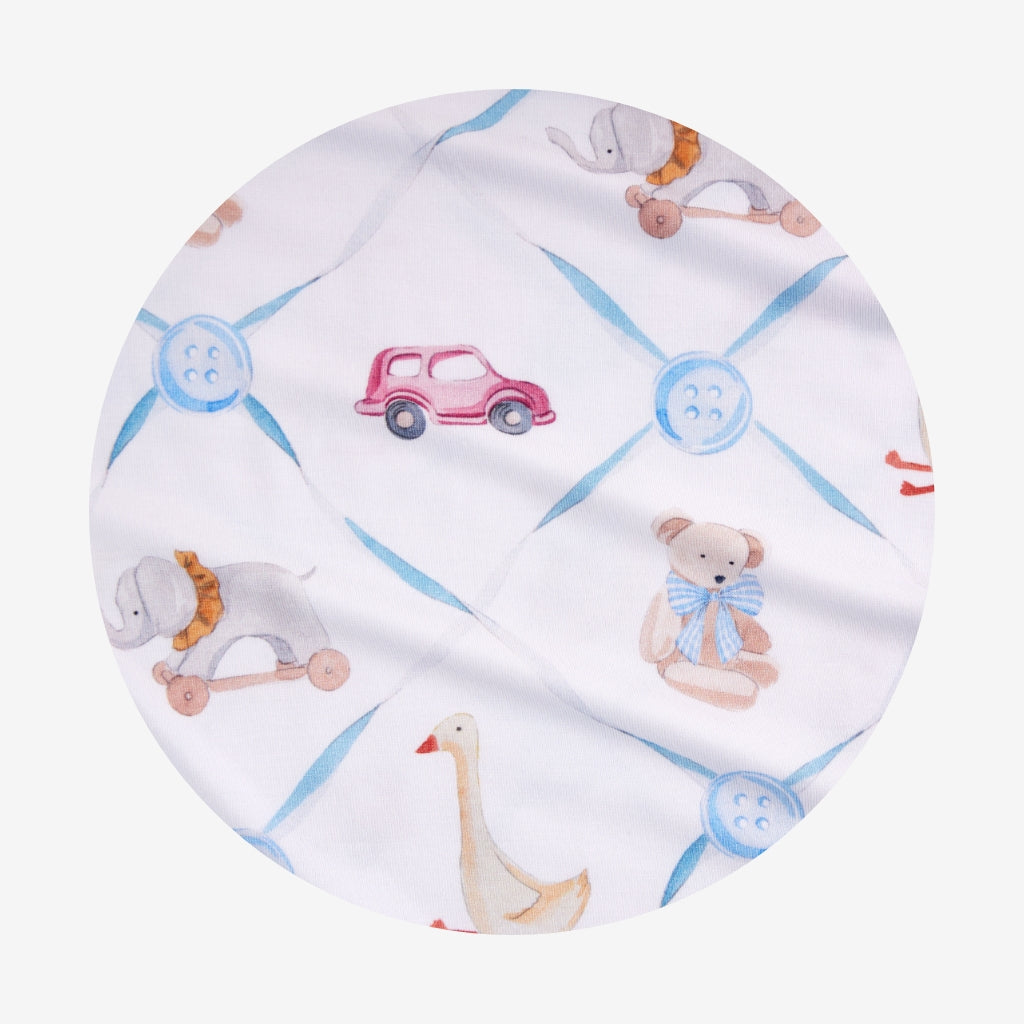 Oxford Footie Zippered One Piece