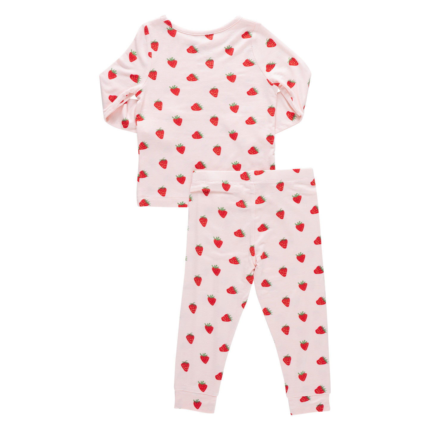 Kids Bamboo PJ Set - Strawberries