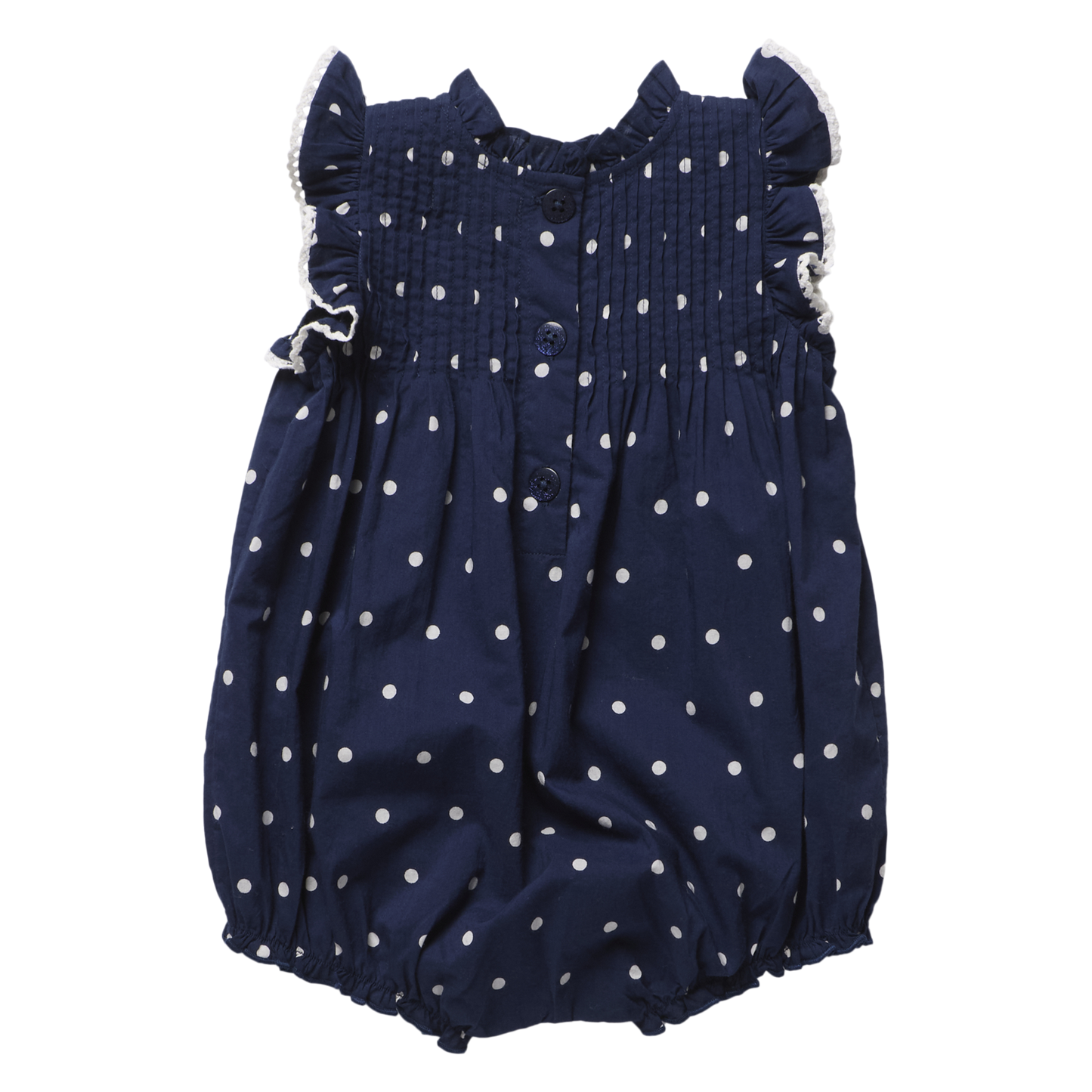 Baby Girls Jaipur Bubble - Navy Dot