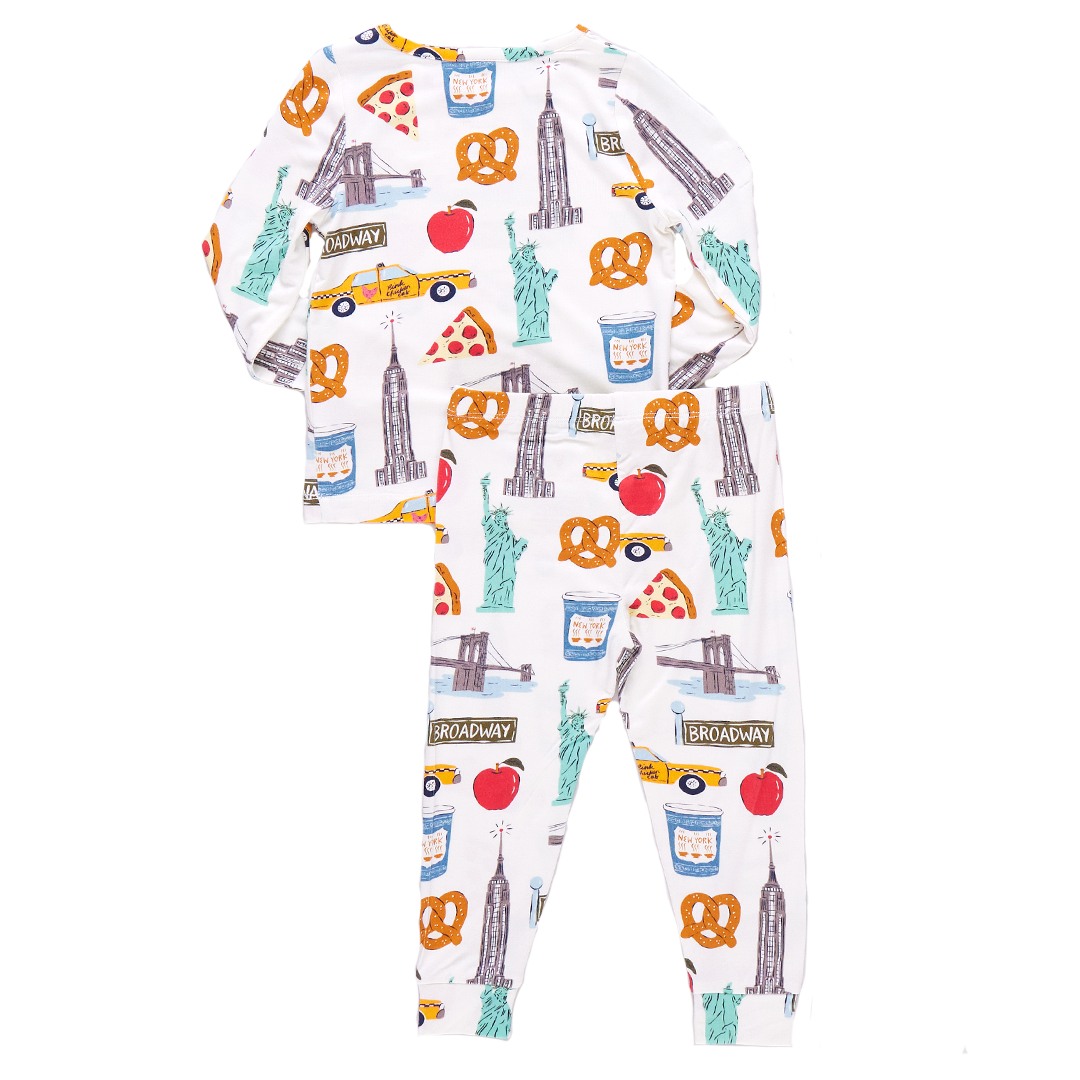 Kids Bamboo PJ Set - NYC