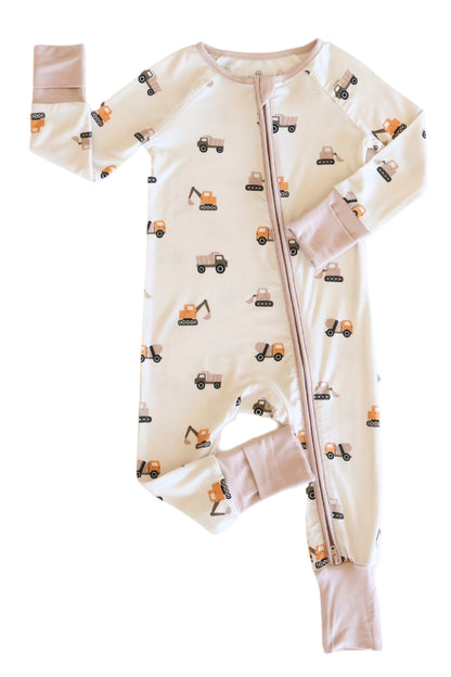 Convertible Zip Romper | Little Builder