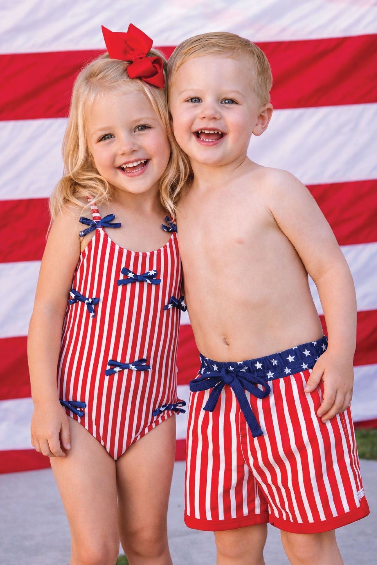 Boy's Swim Trunks | Stars & Stripes Party