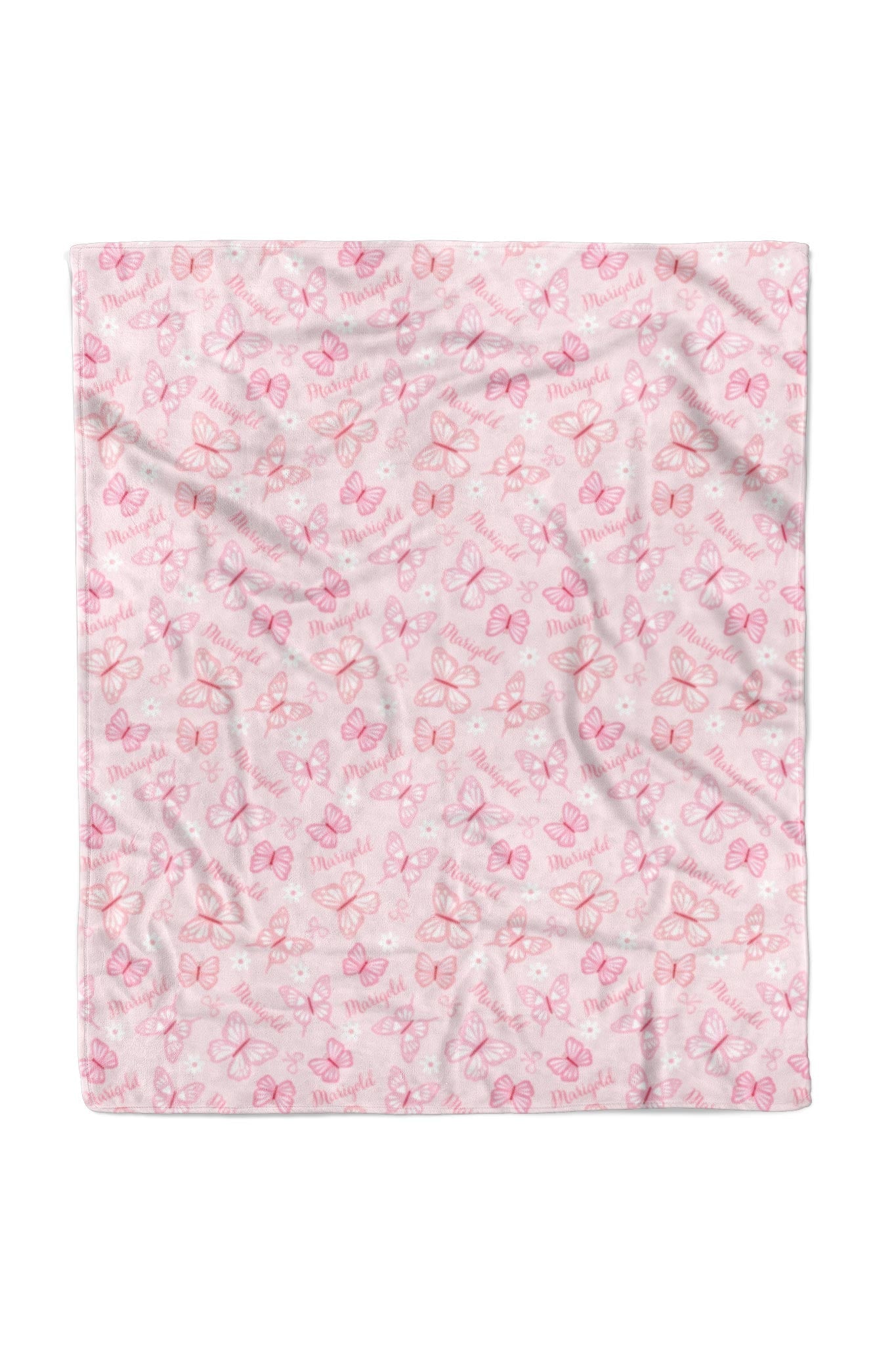Personalized Kids Blanket | Blooming Butterflies