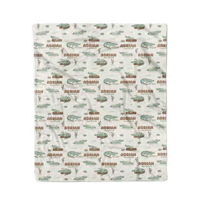 Later Gator Personalized Kids Blanket