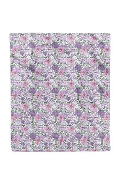 Personalized Kids Blanket | Lavender Lullaby