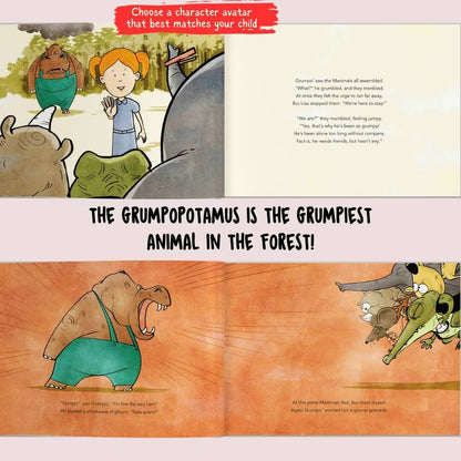 Personalized Book | Your Child and the Grumpopotamus