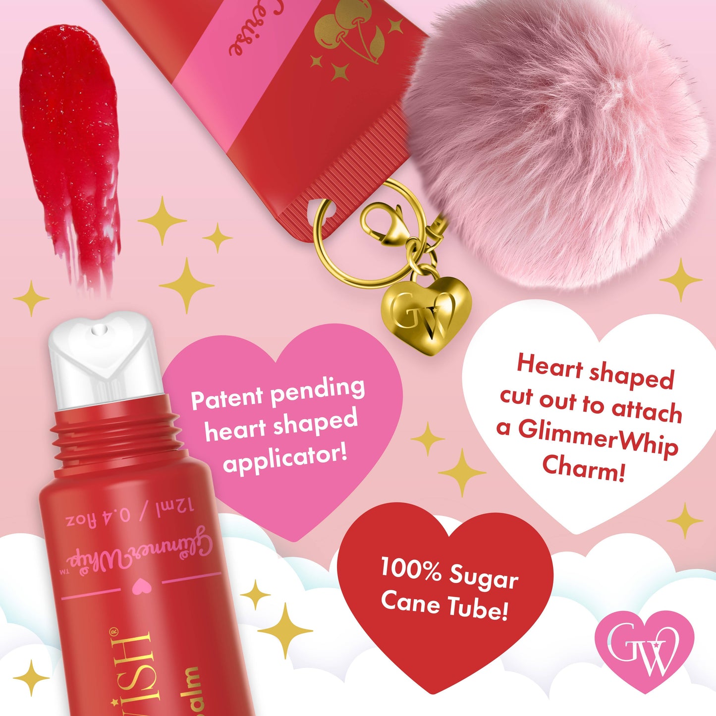 Glimmer Whip - Whipped Lip Balm: Cotton Candy