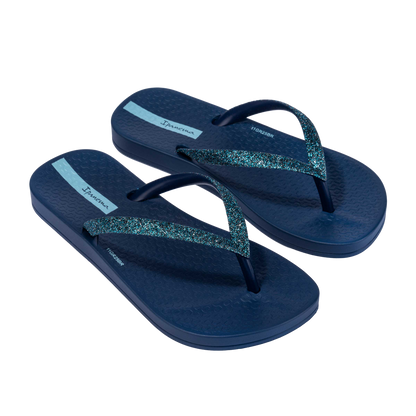 Lolita Flip Flop - Blue Glitter