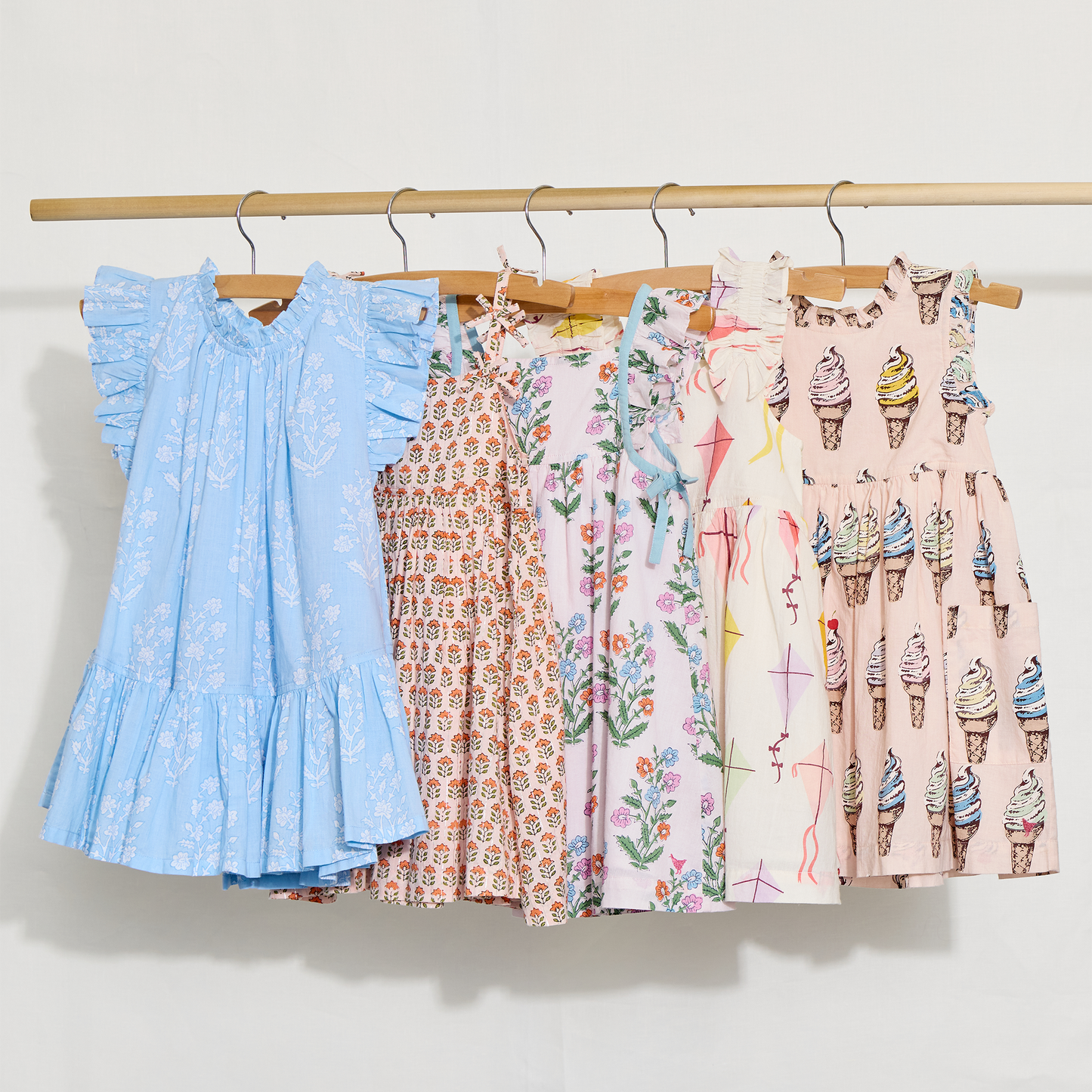 Girls Alyssa Dress - Pink Soft Serve
