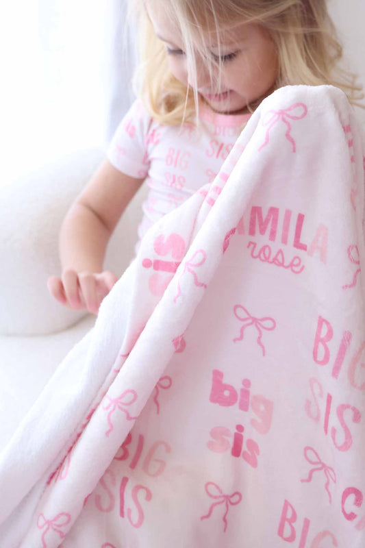 Personalized Kids Blanket | Big Sis