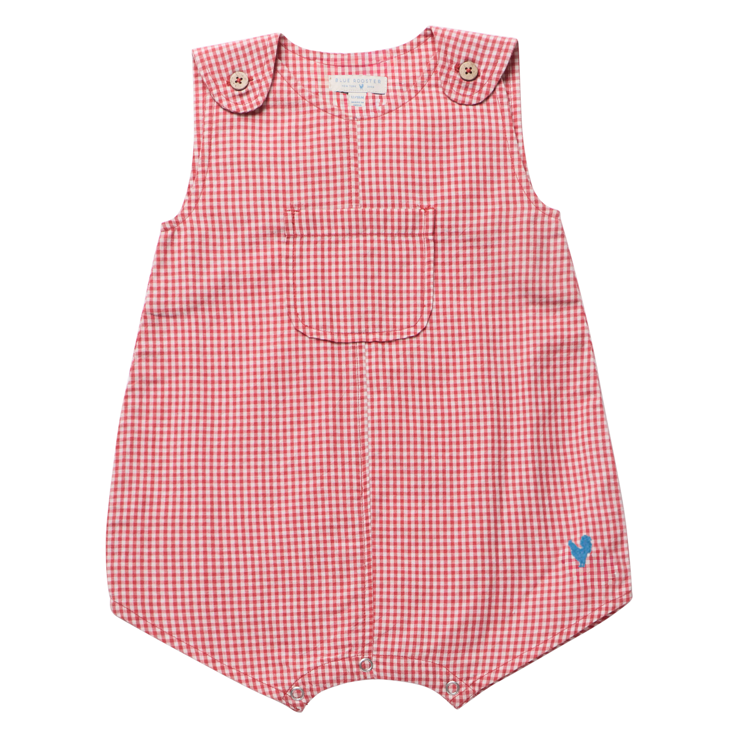 Baby Boys Noah Jumper - Red Gingham