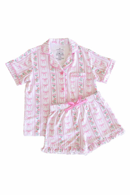 Girl's Two Piece Short Lounge Sets