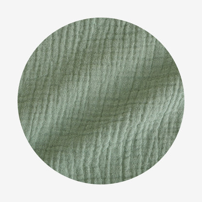 Soft Jade Cotton Crinkle Bubble Romper