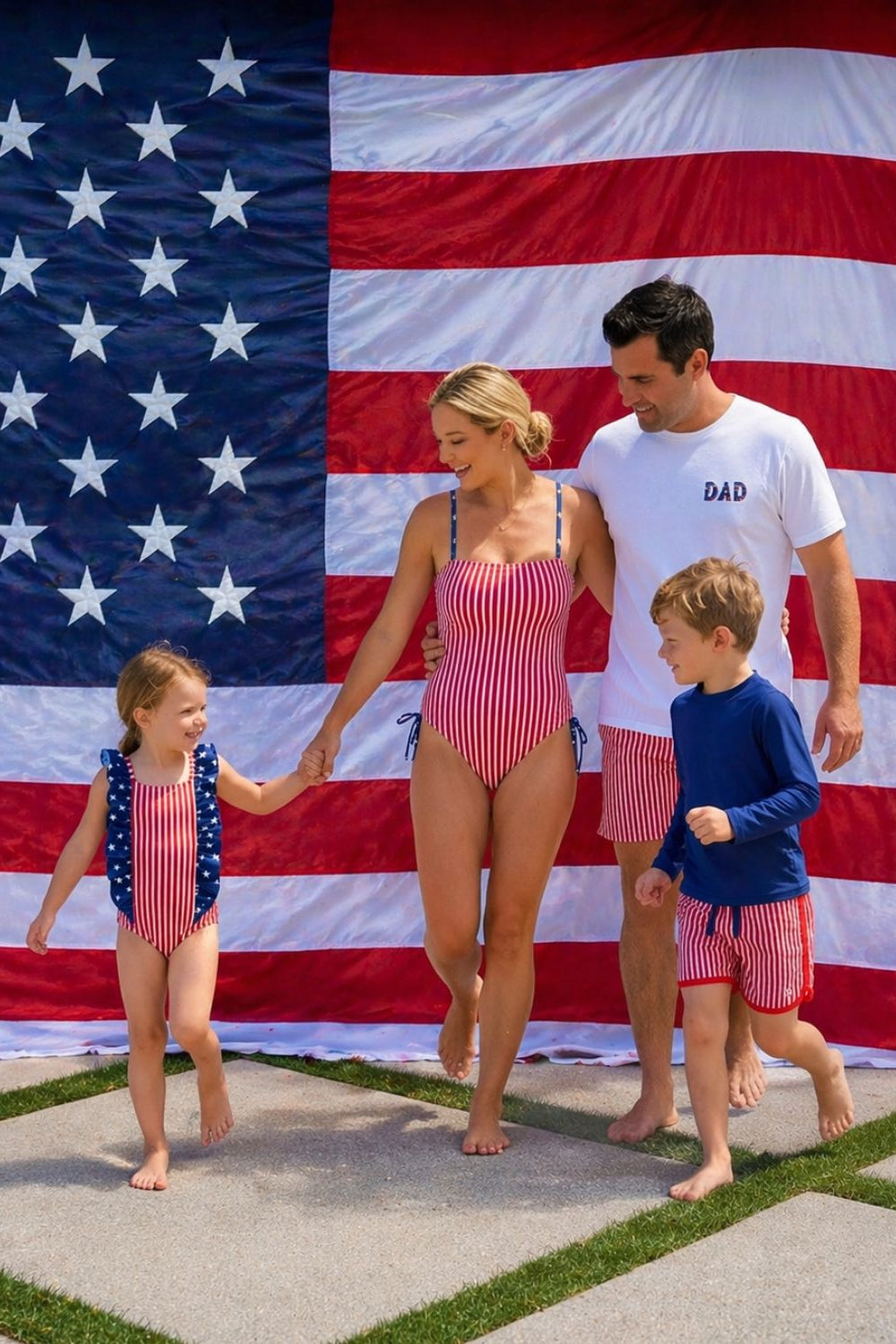 Boy's Swim Trunks | Stars & Stripes Party