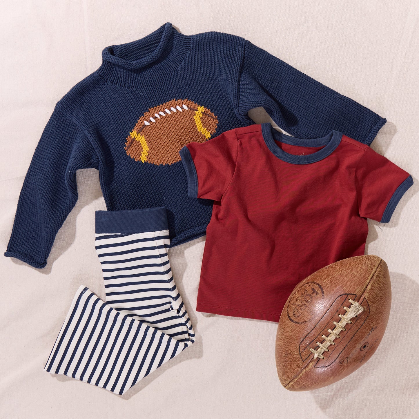 Park Pant - Navy Stripe