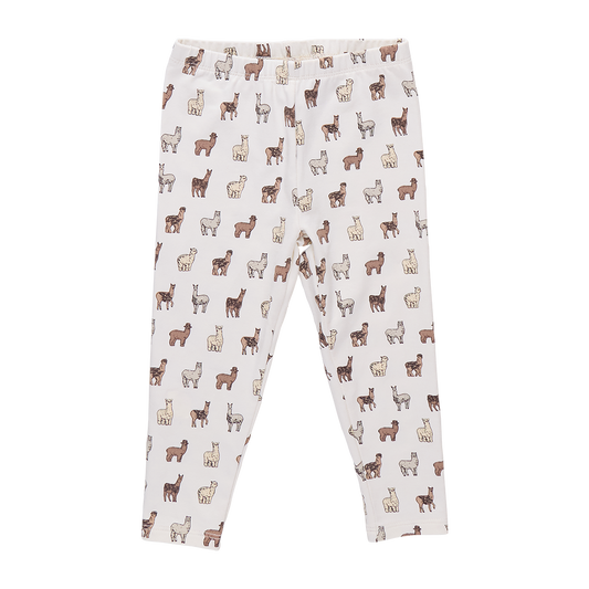 Cartwheel Legging - Llamas and Alpacas