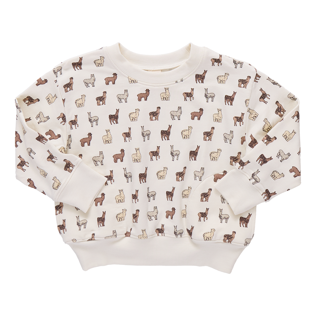 Play Sweatshirt - Llamas and Alpacas
