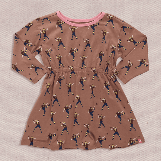 Playground Long Sleeve Dress - Football Player