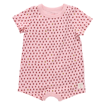 Baby Adventure Romper - Mini Ladybugs