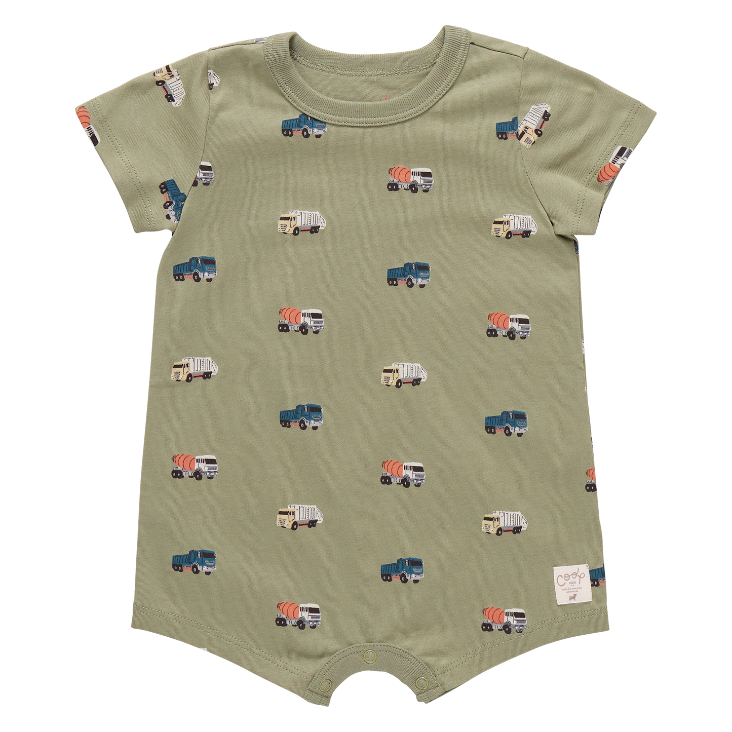 Baby Adventure Romper - Trucks