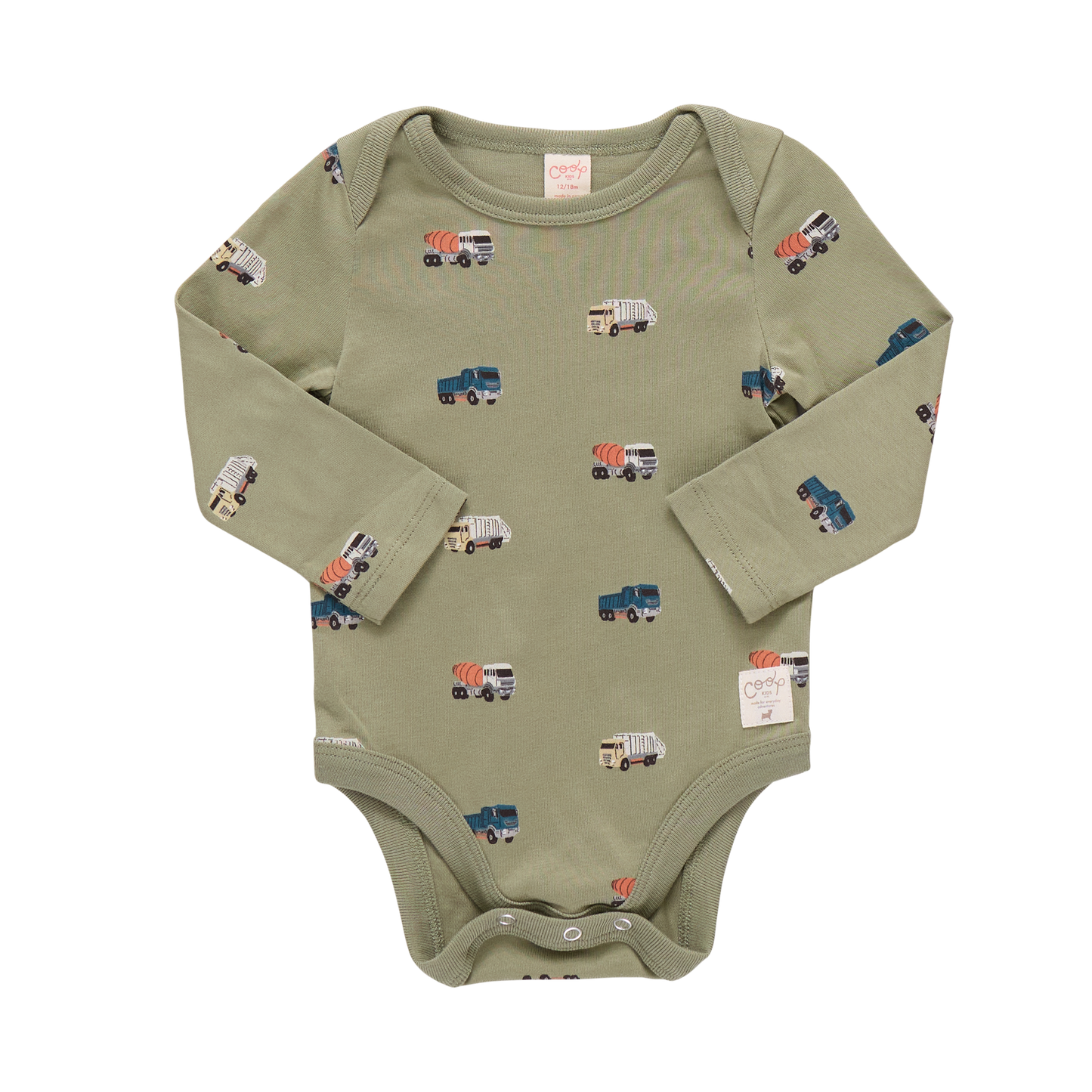 Baby Wonder Bodysuit - Trucks