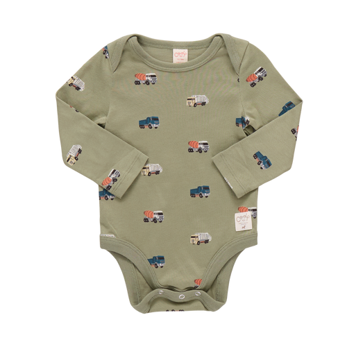 Baby Wonder Bodysuit - Trucks