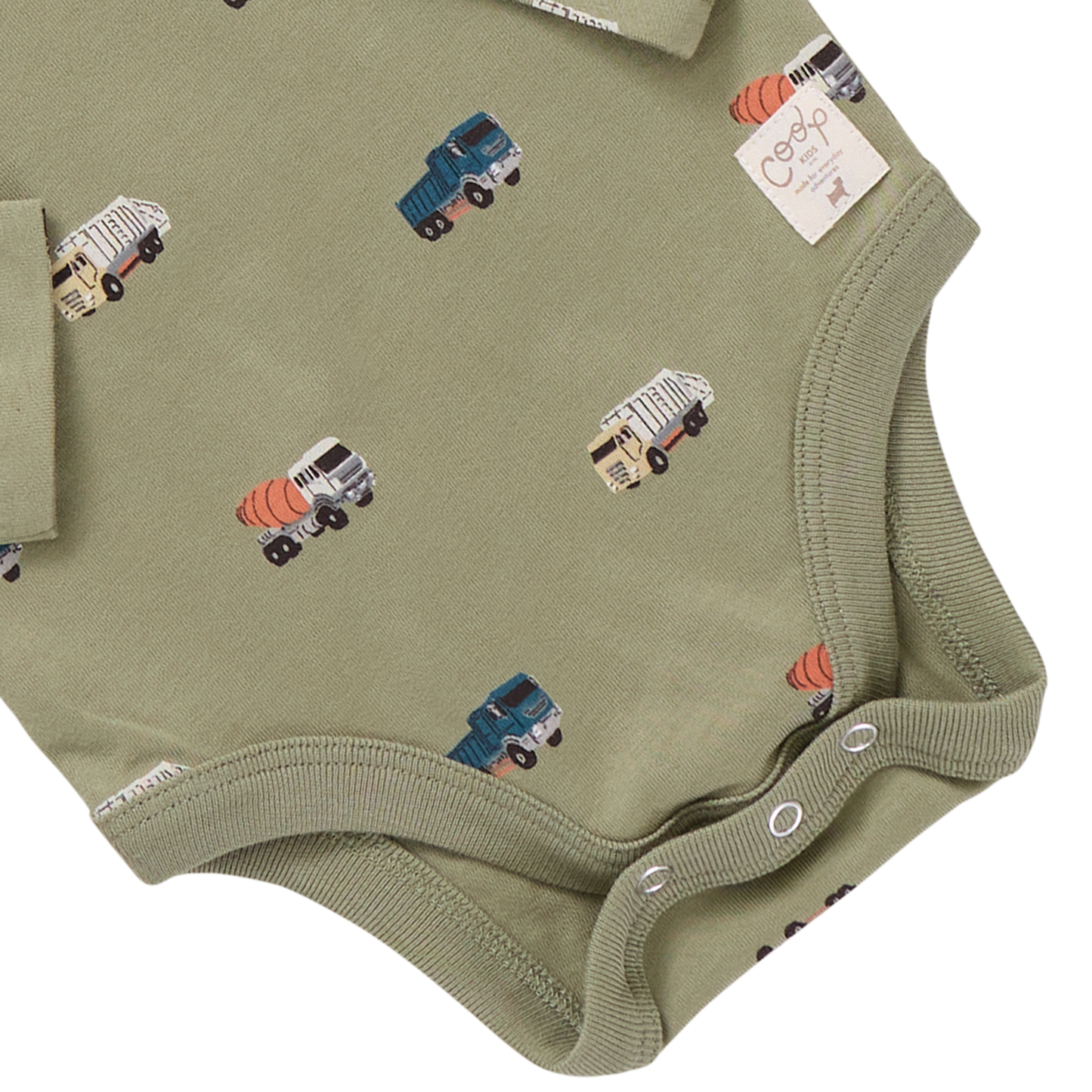 Baby Wonder Bodysuit - Trucks