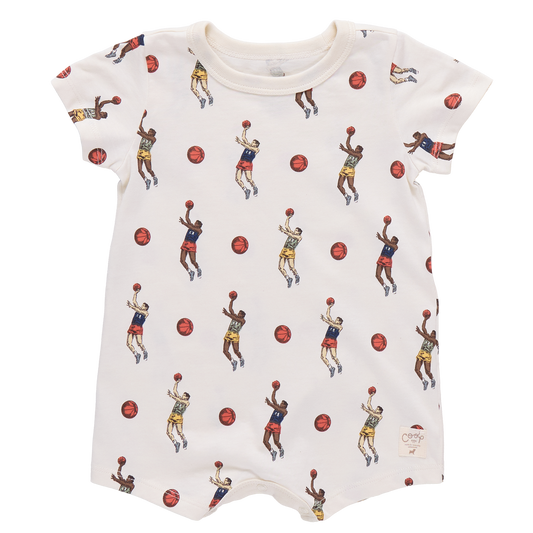 Baby Adventure Romper - Basketball