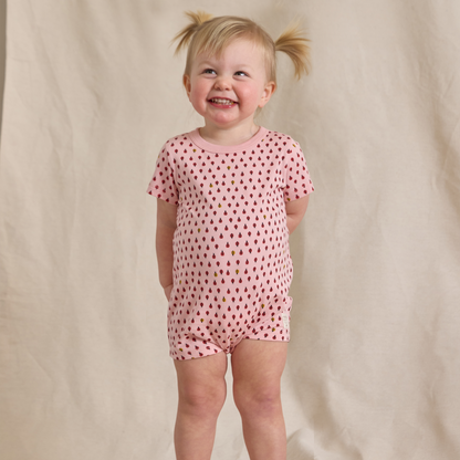 Baby Adventure Romper - Mini Ladybugs