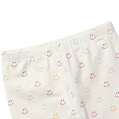 Banana Bike Short - Rainbow Smiley