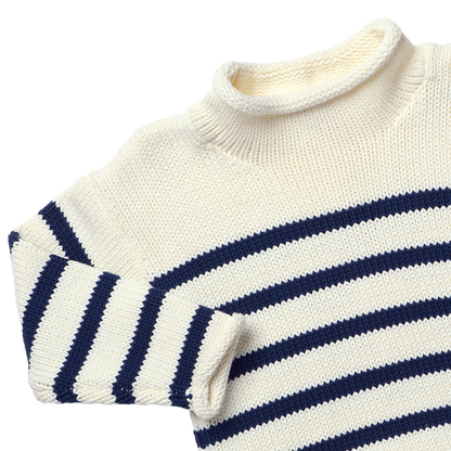 Classic Sweater - Navy Stripe