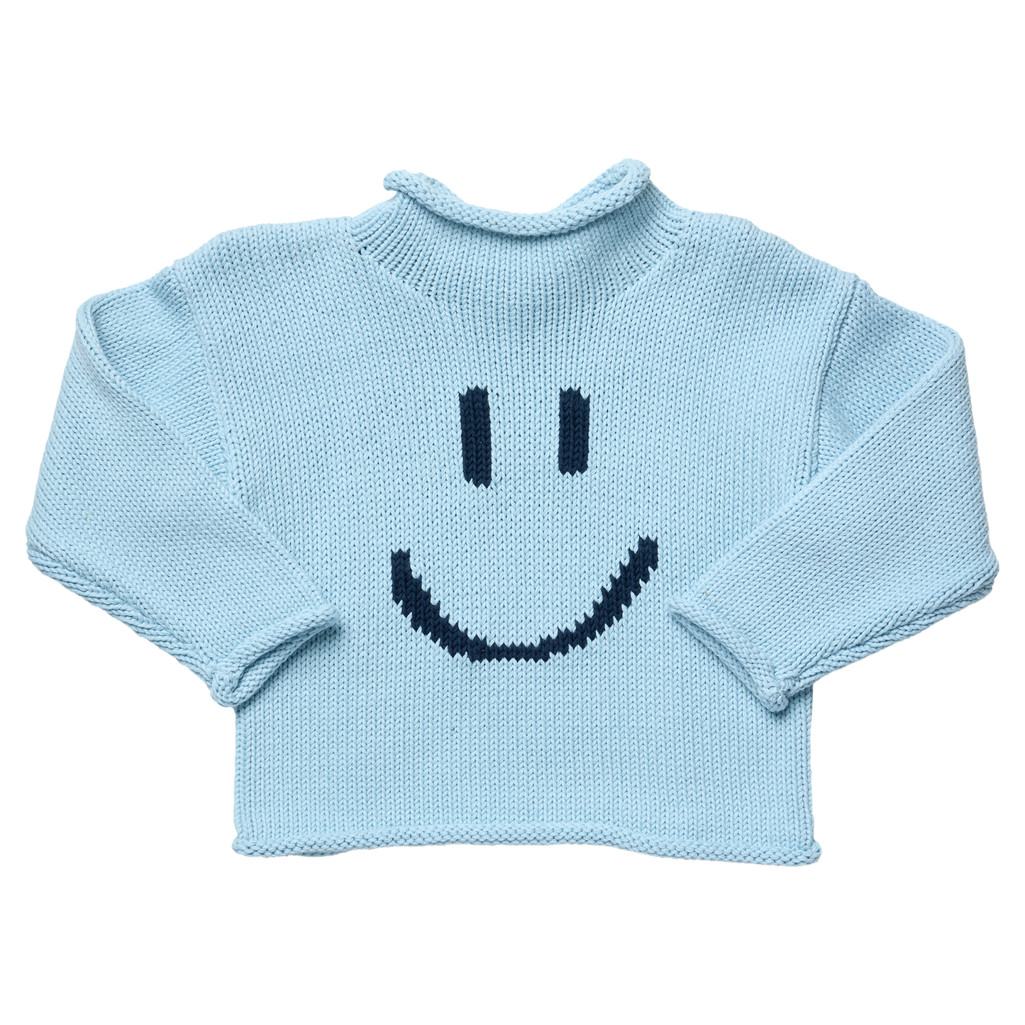Classic Sweater - Blue Smiley