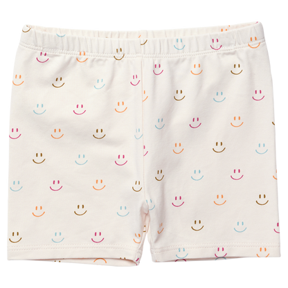 Banana Bike Short - Rainbow Smiley