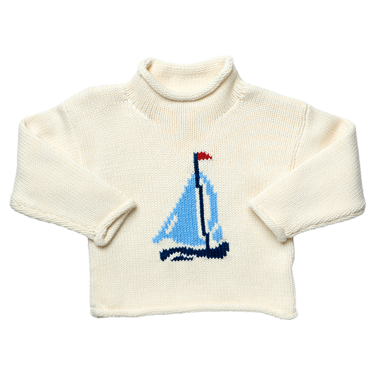 Classic Sweater - Sailboats