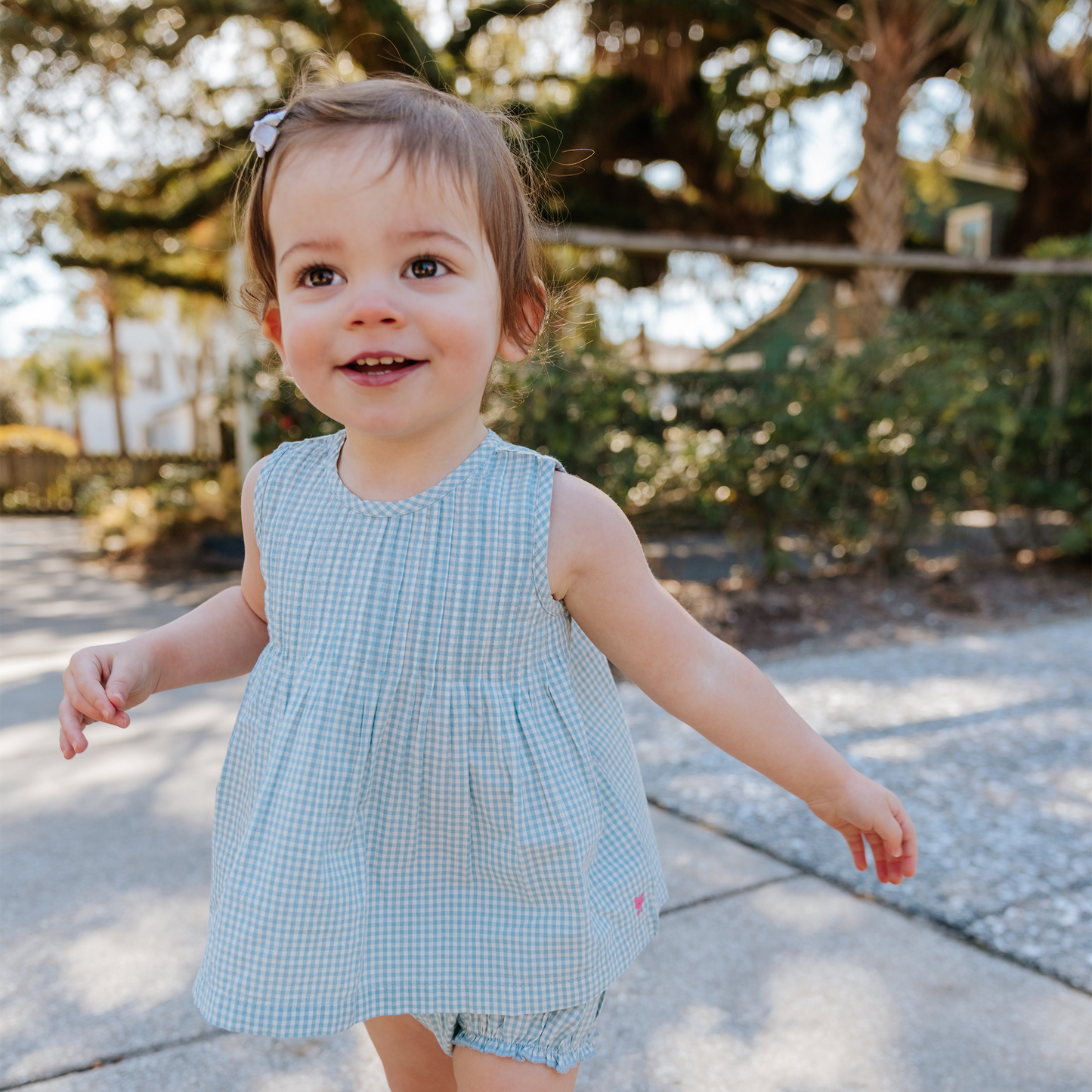 Baby Girls Jaipur 2-Piece Set - Navy Gingham