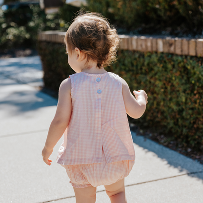 Baby Girls Jaipur 2-Piece Set - Pink Gingham