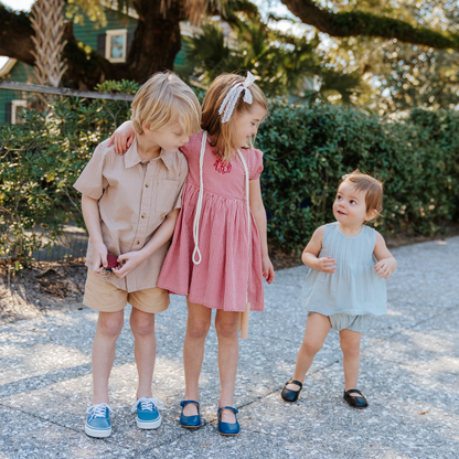 Baby Girls Jaipur 2-Piece Set - Navy Gingham