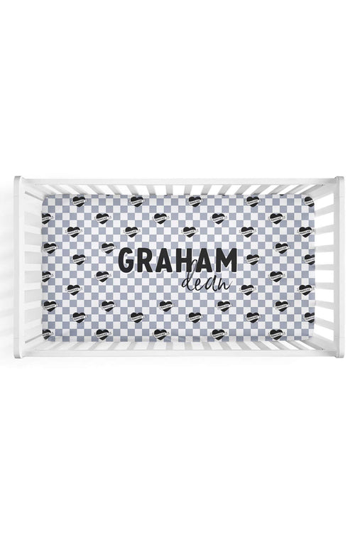 Mama's Boy Personalized Crib Sheet