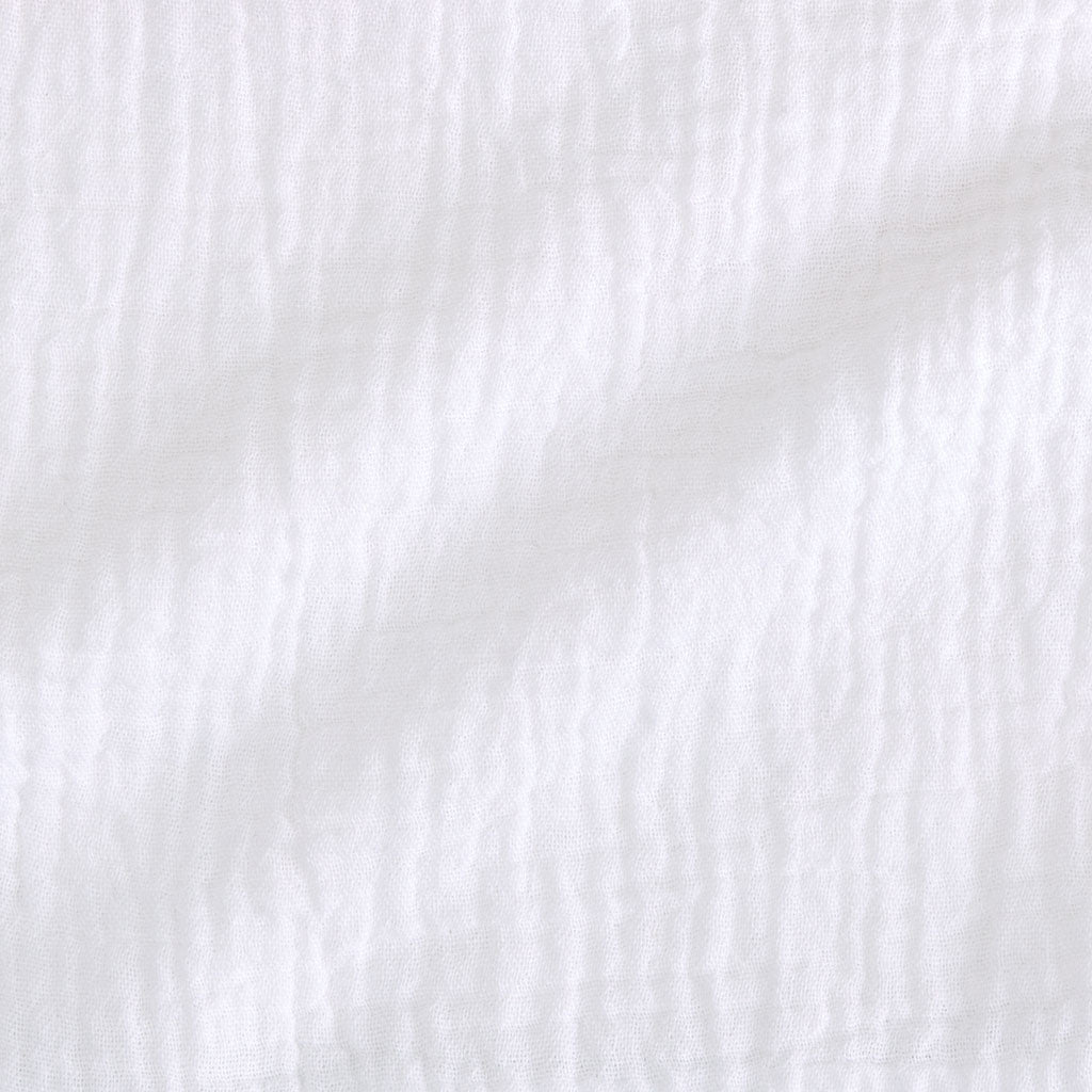 Women's White Cotton Crinkle Short Set
