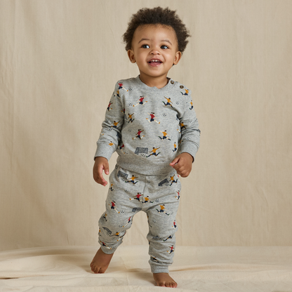 Baby Jax Jogger Set - Mini Soccer Players