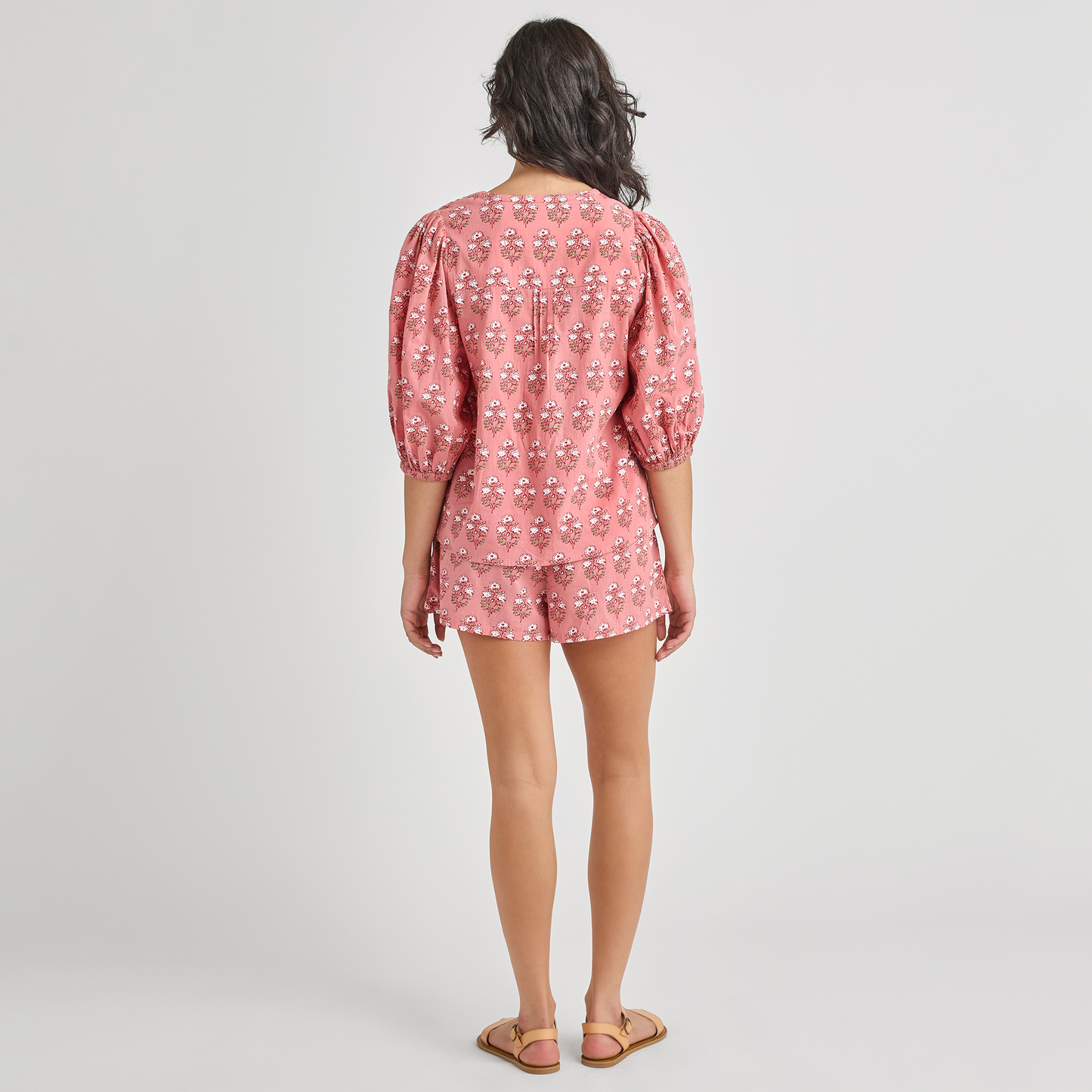 Womens Indira Top - Pink Strawflower