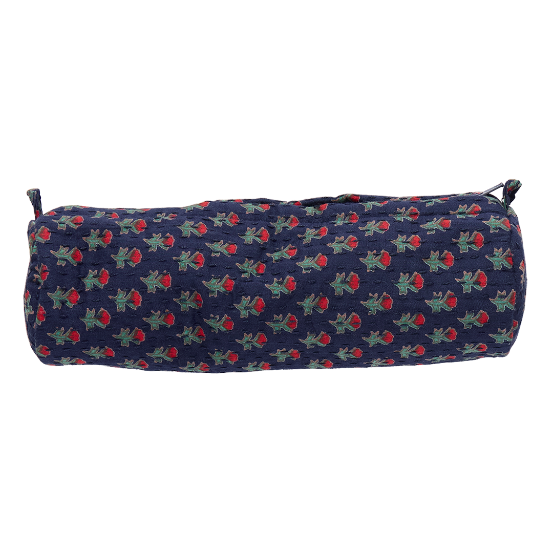Pencil Case - Navy Carnation
