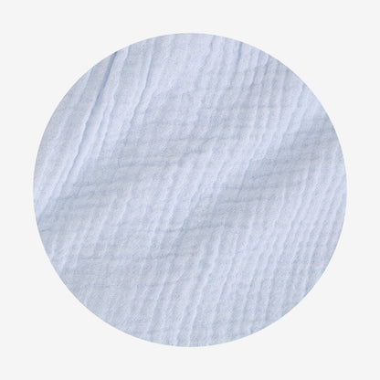 Halogen Blue Cotton Crinkle Romper
