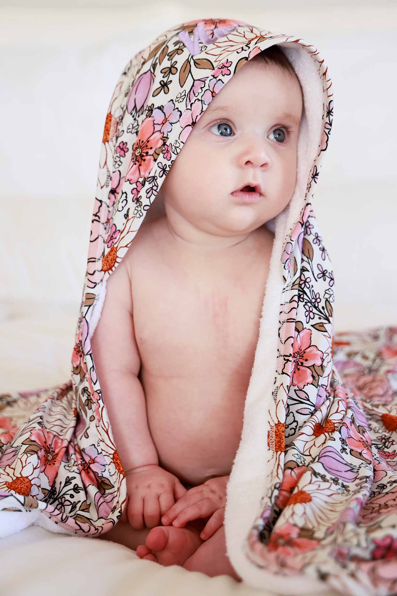 Baby Embroidered Bamboo Hooded Towels
