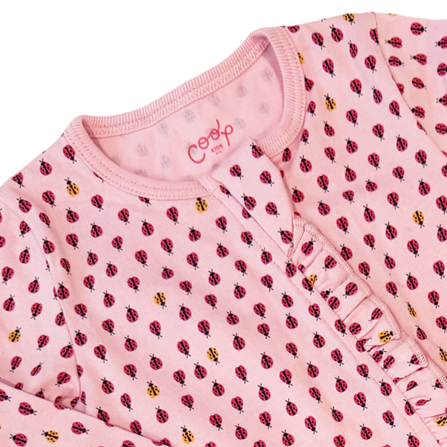 Baby Zip Romper - Mini Ladybugs