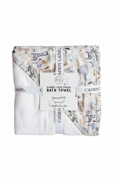 Embroidered Bamboo Hooded Towel | Into The Wild