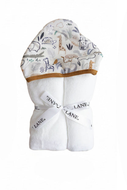 Embroidered Bamboo Hooded Towel | Into The Wild