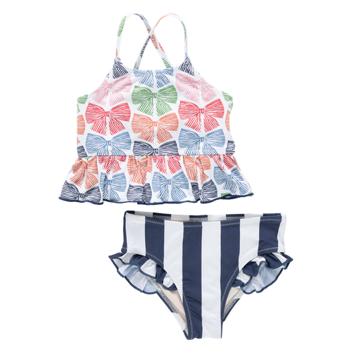 Girls Joy Tankini - Multi Bows